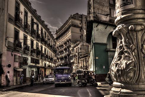 Foto en el barrio chino de la Habana